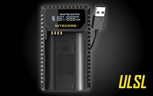 Nitecore ULSL Travel Battery Charger for Leica SL Series Camera Batteries