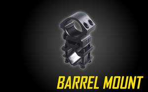 Universal Barrel & Rail Mount for 1 inch Tactical Flashlights