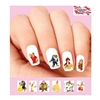 Beauty and the Beast, Belle, LumiÃ©re, Gaston Assorted Set of 20 Waterslide Nail Decals