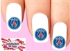 Paris Saint Germain Football Club Soccer Set of 20 Waterslide Nail Decals