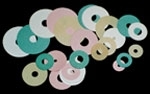 G35782 - Sucker/Flat Rubber Suction Discs/ 7/8 x 3/16 x 1/16 /Per Dozen