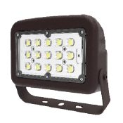 Halco, Adjustable LED Flood Light | 12W, Multi-CCT, Yoke Mount | FLFS12-3CCTU-YK