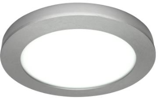 MaxLite LED Slim Flush Mount Ceiling Fixture, 13", 24W, Brushed Nickel, 3000K, ML2L13SLNI1530 - View Product