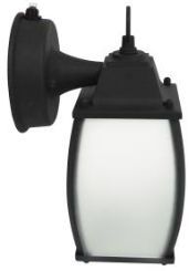 MaxLite, Outdoor LED Lantern Light | Ranch Design, 12W (60W Incandescent Equal), 2700K, Photocell Incl. | ML4LS12SRLBK827