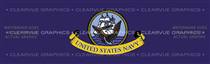 U.S. Navy 2 Military Rear Window Graphic