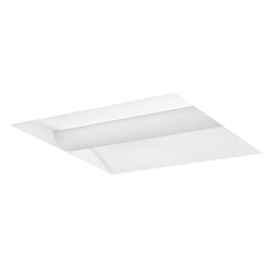 Columbia Lighting LCAT22-40-HL-G-EDU-ELL14 2'x2' LED Contemporary Architectural Troffer, 4000K, 3012-4099 Lumens, Grid Lay-In Ceiling, Static Air Function, 0-10V Dimming, 120-277V, Emergency Battery Pack
