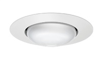 Juno Recessed Lighting 201N-WH (201N WH) 5" Line Voltage Open Frame BR30 Trim, White Trim