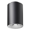 Juno LC8S 08LM 27K 120 B G4 80CRI FD Indy 8" Round Cylinder Surface Mount L-Series Housing, 800 Lumens, 2700K Color Temperature, 120V, Black Cylinder, Gen 4, 80 CRI, Forward or Reverse Phase Dimming Driver