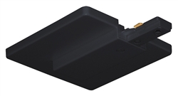 Juno Track Lighting T21BL (T21 BL) 1-Circuit Trac Master End Feed Connector and Outlet Box Cover, Black Color