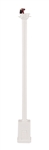 Juno Track Lighting TWLED-12-WH (TWLED 12IN WH) 12" Low Voltage Extension Wand for T252L Fixture, White Color