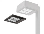 Lithonia KADRD LED 20C 530 40K R3 MVOLT DBLXD 35W LED Contour Soft Square Retrofit Door Area Light, 20 LEDs,530 mA, 4000K, Type III Distribution, 120-227V, Black Finish