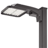 Lithonia KAX1 LED P2 50K R4 MVOLT RPA DWHGXD Area Light 96W P2 Performance Package, 5000K Color, Type 4 Distribution, 120-277V, Round Pole Mounting, Textured White