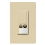 Lutron MS-B102-IV Maestro Dual Technology Ultrasonic and Passive Infrared Occupancy Sensor Switch for Single Circuit, Neutral Wire Required, in Ivory 