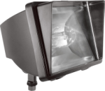 RAB FF35/PCS Future Flood Light 35W High Pressure Sodium Lamp 120V Bronze Color with Swivel Photocontrol