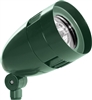 RAB HBLED26VG/480 26W LED Bullet Floodlight, 5000K (Cool), No Photocell, 2662 Lumens, 69 CRI, 480V, 5H x 5V Beam Distribution, Standard Operation, Not DLC Listed, Verde Green Finish