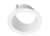 RAB NDTRIM3R20A-W 3" New Construction Round Trimmed Module, 20 Degree Adjustable, White Finish