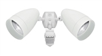 RAB STL3HBLED2X10YW 20W LED Floodlight with Sensor, With Photocell, 3000K (Warm), 594 CRI, 120-277V, White Finish