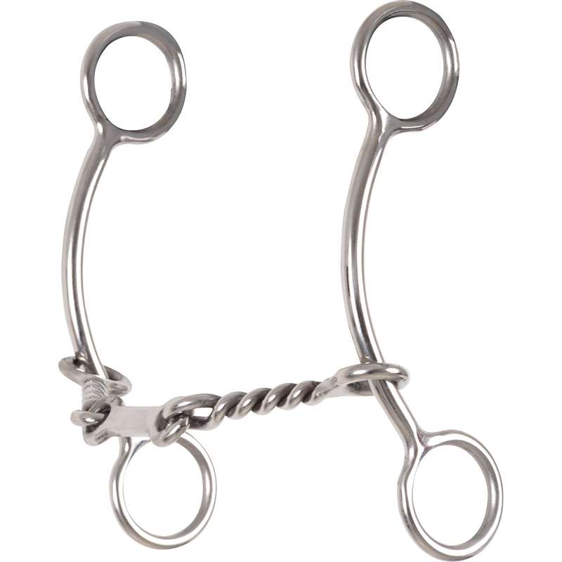 Classic Equine Carol Goostree Simplicity Shank Barrel Bit with Twisted Wire Dr. Bristol