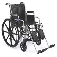 Excel Extra-Wide Wheelchairs  20  Wide  Removable Desk-Length Arms  Swing-Away Detachable Elevating Footrests   Black