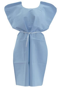 Medline Disposable X-Ray Gowns Qty. 50-Blue
