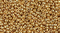 11/0 11RR4202 Duracoat Galvanized Gold Miyuki Rocailles 10 Grams