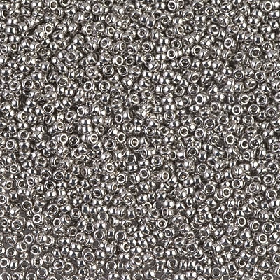 1 Gram Miyuki Rocaille Seed Beads 15RR194 M Palladium Plated