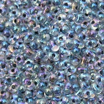 Miyuki Berry Seed Beads BB-283 ICL R Crystal/Steel - 8 Grams