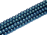 Pearl Shell Round 6mm : CP6-30018 - Dusk Blue - 25 Pearls