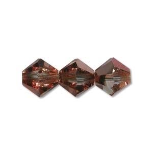 Preciosa Machine Cut 4mm Bicone Crystals : CZBC4-27101 - Crystal Capri Gold - 25 count