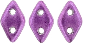 CZDIA-05A10 - CzechMates Diamond 4x6mm Tube 2.5" : ColorTrends: Saturated Metallic Spring Crocus - Approx 8 Grams