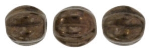 CZM5-14415 - Melon Round 5mm : Dark Bronze - 25 Beads