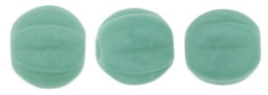 CZM5-6313 - Melon Round 5mm : Turquoise - 25 Beads