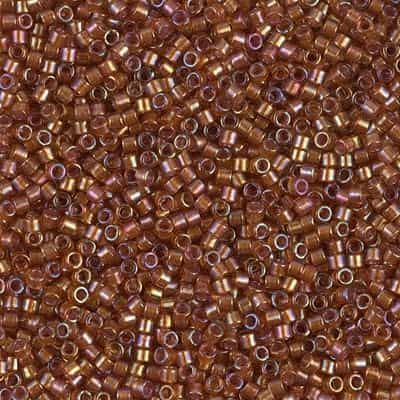 Miyuki Delica Seed Beads 5g 11/0 DB1736 ICL R Toffee