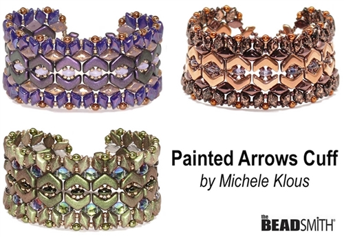 BeadSmith Digital Download Patterns - Painted Arrows Cuff
