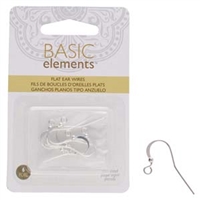 Basic Elements Silver Plated French Wire 12x27mm Earrings - 3 Pairs
