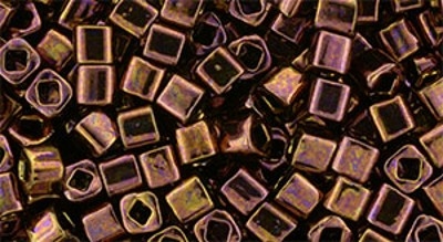 3mm Toho Cube TC3-224 - Olympic Bronze - 10 Grams