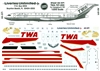 1:200 TWA Boeing 727-200