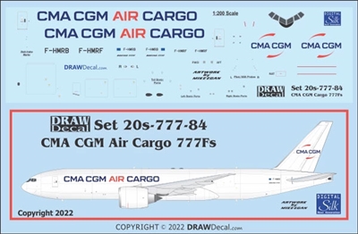 1:200 CMA CGM Air Cargo Boeing 777-2F