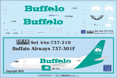 1:144 Buffalo Airways Boeing 737-300F