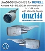 1:144 CFM56-5B Engines (2) for Airbus A.320 (Revell kit)