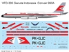 1:135 Garuda Indonesia Convair 990