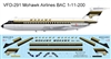 1:144 Mohawk Airlines (delivery cs) BAC 1-11-200
