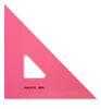 Pacific Arc 4" Fluorescent Pink 45/90 Degree Triangle