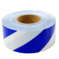 Presco Striped Flagging Tape - Blue/White