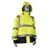 Radians Heavy Duty Rip Stop High Visibility Waterproof Rain Jacket