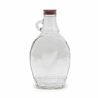 LEADER 67485 GLASS BOTTLE MAPLE SYRUP 8.45 OZ W/HANDLE