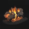 Real Fyre Charred Oak See-Thru 16" Gas Logs with G45 Burner Options