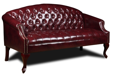 Boss Classic Traditional Button Tufted Sofa.