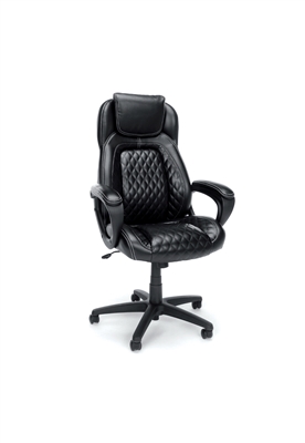 RACING STYLE LEATHER EXECUTIVE OFFICE CHAIR