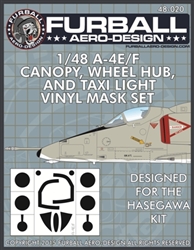 1/48 A-4E/F Vinyl Mask Set for the Hasegawa Kit